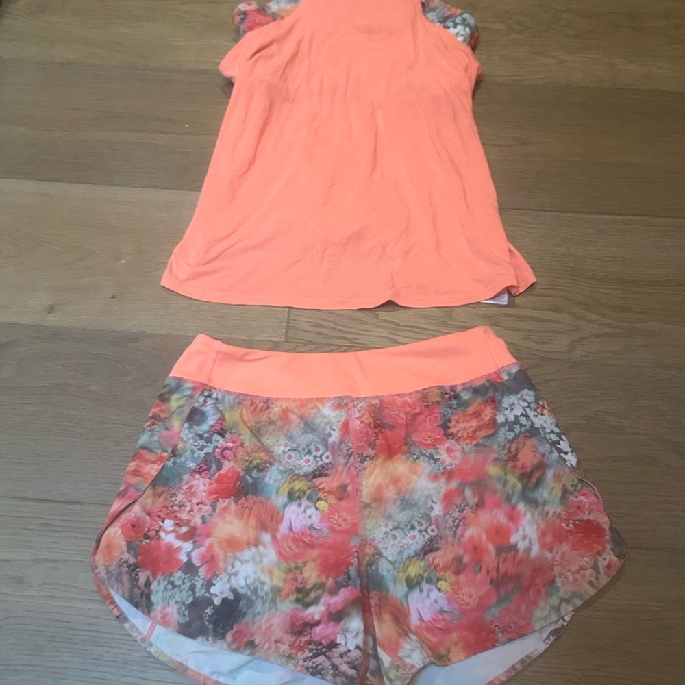 Athleta Girl Tank and Shorts Set